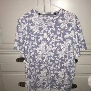 Black Brown 1826 Floral Print Tee